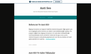 Antiseotr.wordpress.com thumbnail