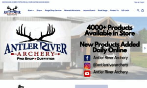 Antlerriverarchery.com thumbnail