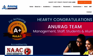 Anurag.ac.in thumbnail