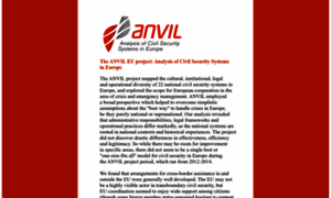 Anvil-project.net thumbnail