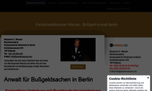 Anwalt-bussgeld-bundesweit.de thumbnail