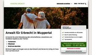 Anwalt-erbrecht-wuppertal.de thumbnail