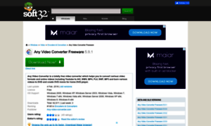 Any-video-converter-freeware.soft32.com thumbnail