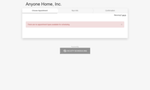 Anyonehomeinc.acuityscheduling.com thumbnail