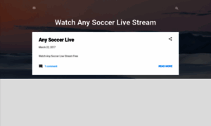 Anysoccerlivestream.blogspot.com thumbnail