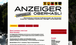 Anzeigeroberhasli.ch thumbnail