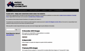 Anzsco.ozhome.info thumbnail