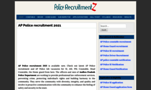 Ap.policerecruitmentz.in thumbnail