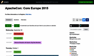 Apacheconcore2015.sched.org thumbnail