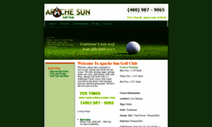 Apachesungolf.net thumbnail