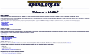 Apana.org.au thumbnail