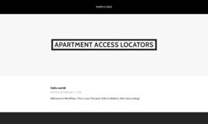 Apartmentaccesslocator.com thumbnail