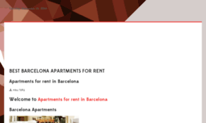 Apartmentsforrentinbarcelona.net thumbnail