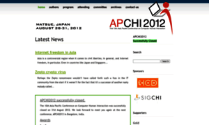 Apchi2012.org thumbnail