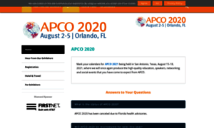 Apco2020.org thumbnail