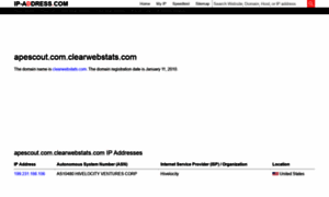 Apescout.com.clearwebstats.com.websitevaluespy.com thumbnail
