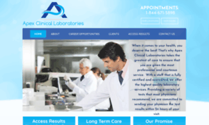 Apexclinicallabs.com thumbnail