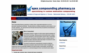 Apexcompoundingpharmacy.ca thumbnail