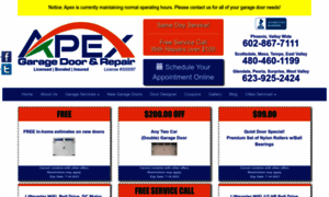 Apexgaragedoorandrepair.com thumbnail