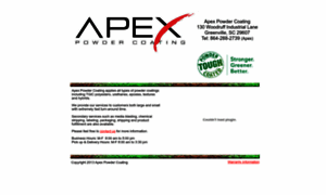 Apexpowdercoating.com thumbnail