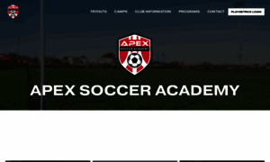 Apexsocceracademy.com thumbnail