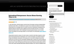 Apgacademyofentrepreneurship.wordpress.com thumbnail