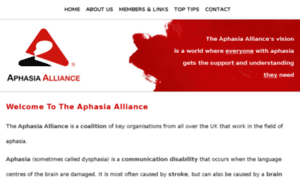 Aphasiaalliance.com thumbnail