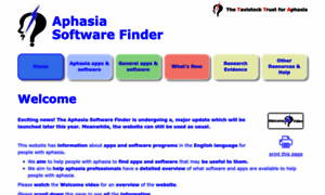 Aphasiasoftwarefinder.org thumbnail