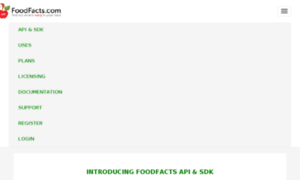 Api.foodfacts.com thumbnail