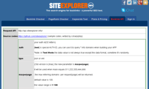 Api.siteexplorer.info thumbnail
