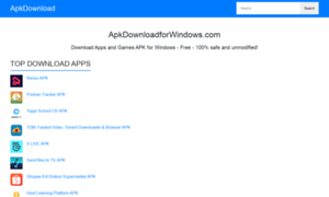 Apkdownloadforwindows.com thumbnail