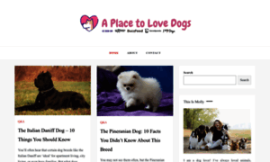 Aplacetolovedogs.com thumbnail