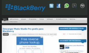 Aplicacionesenblackberry.com thumbnail