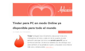 Aplicacionesparaligar.mobi thumbnail