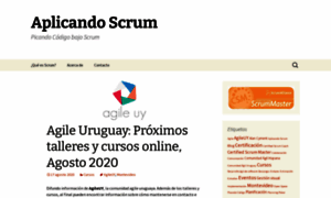 Aplicandoscrum.com thumbnail