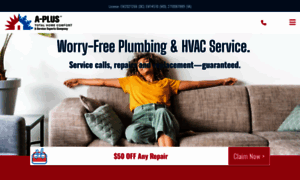 Aplus-hvac.com thumbnail