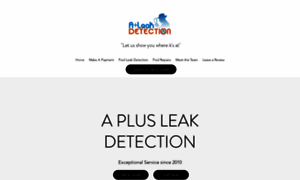 Aplusleakdetection.net thumbnail