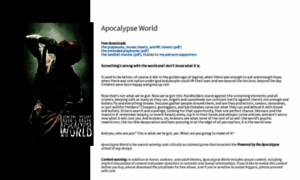 Apocalypse-world.com thumbnail