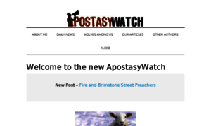 Apostasywatch.com thumbnail