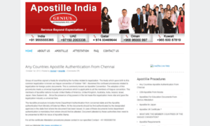 Apostilleindia.info thumbnail