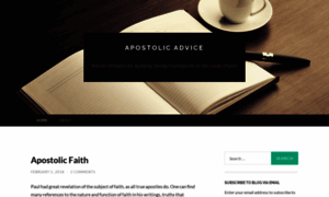 Apostolicadvice.wordpress.com thumbnail