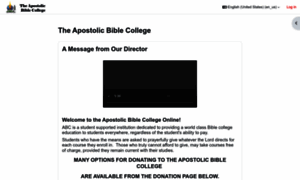 Apostolicbiblecollege.moodle.school thumbnail