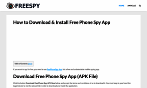 App.freephonespy.net thumbnail