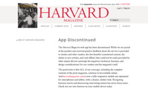 App.harvardmagazine.com thumbnail