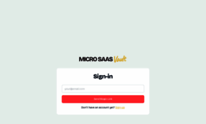 App.microsaasvault.com thumbnail