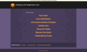 App.shopping-cart-diagnostics.com thumbnail