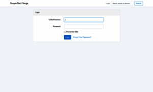 App.simpledocfilings.com thumbnail
