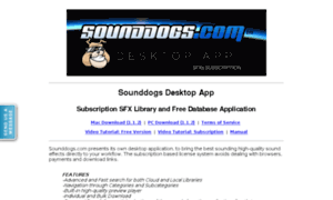 App.sounddogs.com thumbnail