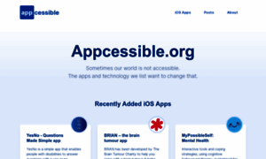 Appcessible.org thumbnail