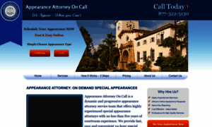 Appearanceattorneyoncall.com thumbnail
